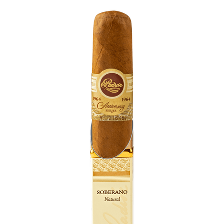 padron 1964 anniversary series soberano tube natural / 5 x 52