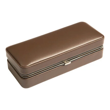 prestige cigar cases brown 3 cigar case with cutter