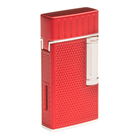 colibri cigar lighters julius soft flame red/chrome lighter