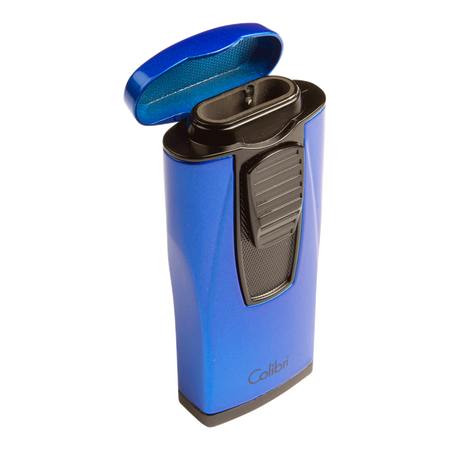 colibri cigar lighters monaco metallic blue