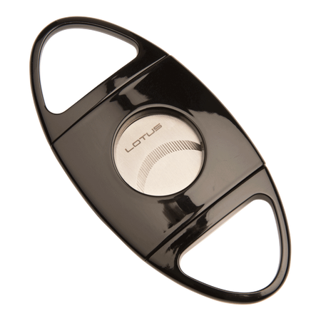 lotus cigar cutters jaws serrated black glossy