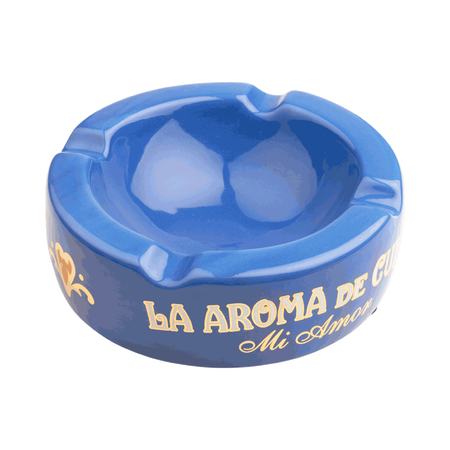 cigar ashtrays la aroma de cuba blue ceramic