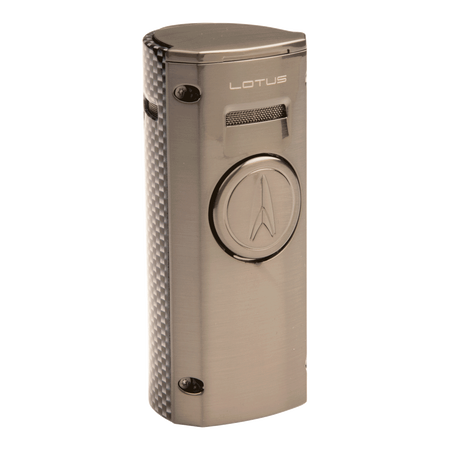 lotus cigar lighters minister table lighter gunmetal and silver
