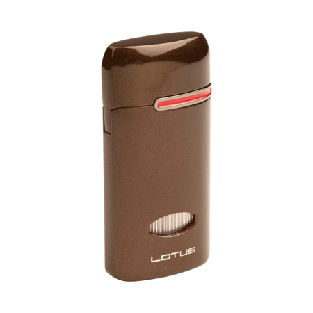 lotus cigar lighters matrix brown triple torch