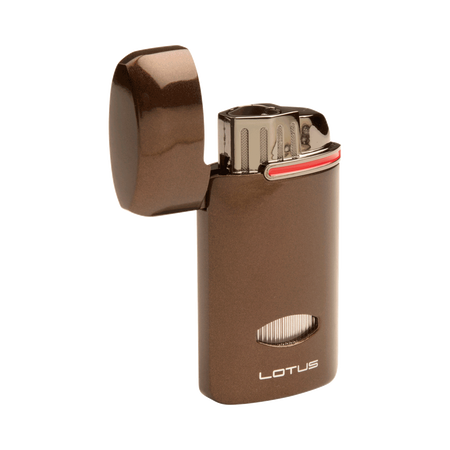 lotus cigar lighters matrix brown triple torch