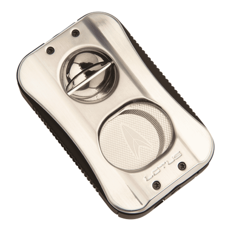 lotus cigar cutters omni twin cutter chrome