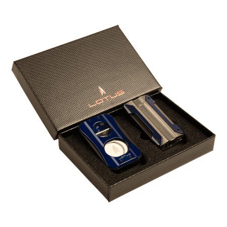 lotus cigar lighters lotus tank and omni gift box