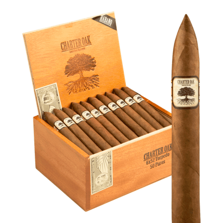 foundation charter oak habano torpedo / 6 x 52