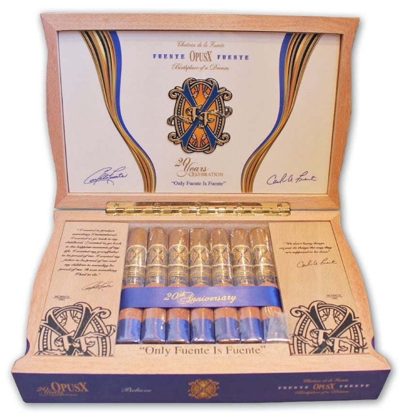 fuente fuente opus x 20th anniversary father and son