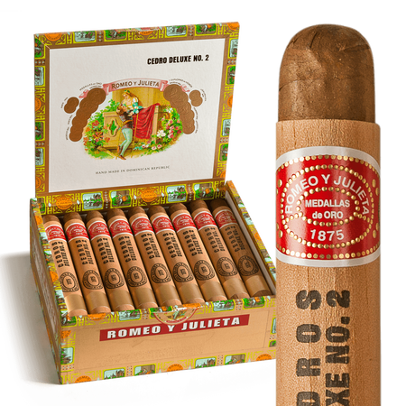 romeo y julieta 1875 cedro deluxe no. 2 / 5.5 x 44