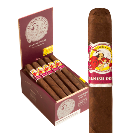 la gloria cubana spanish press robusto / 5.5 x 50