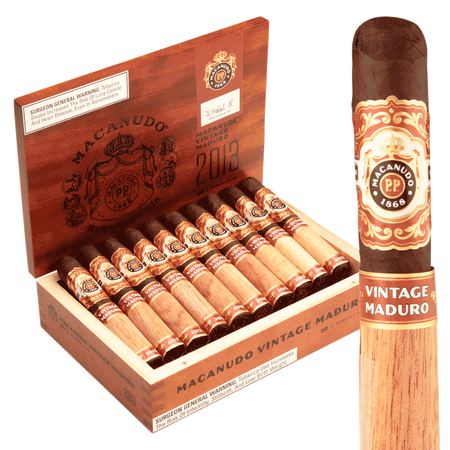 macanudo maduro vintage 2013 robusto / 5 x 50