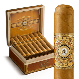 perdomo habano bourbon barrel aged connecticut churchill / 7 x 54