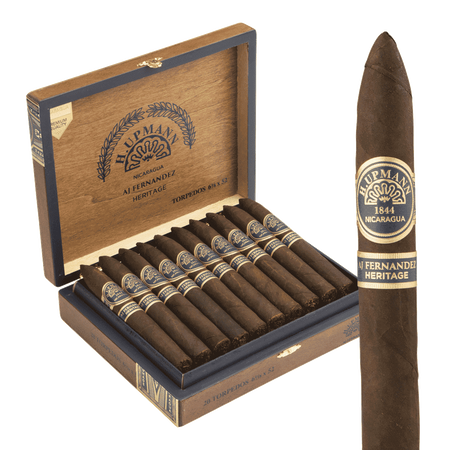h. upmann nicaragua heritage by aj fernandez torpedo / 6.12 x 52
